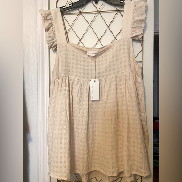 By Together Tops - By Together NWT Ruffle Sleeve Top